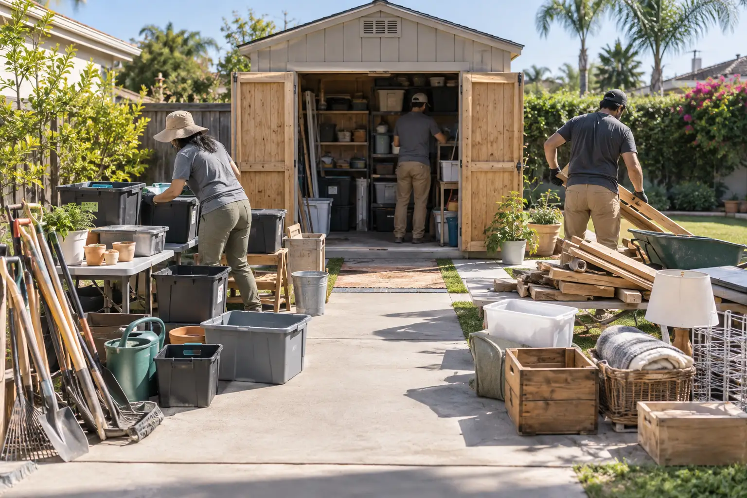 How to Empty a Shed Before Removal